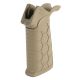 HEXMAG RUBBER AR-15 TACTICAL PISTOL GRIP, FLAT DARK EARTH - HX-HTG-FDE