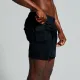 MEN'S ENDURANCE SHORT W/ COMPRESSION (BLACK)